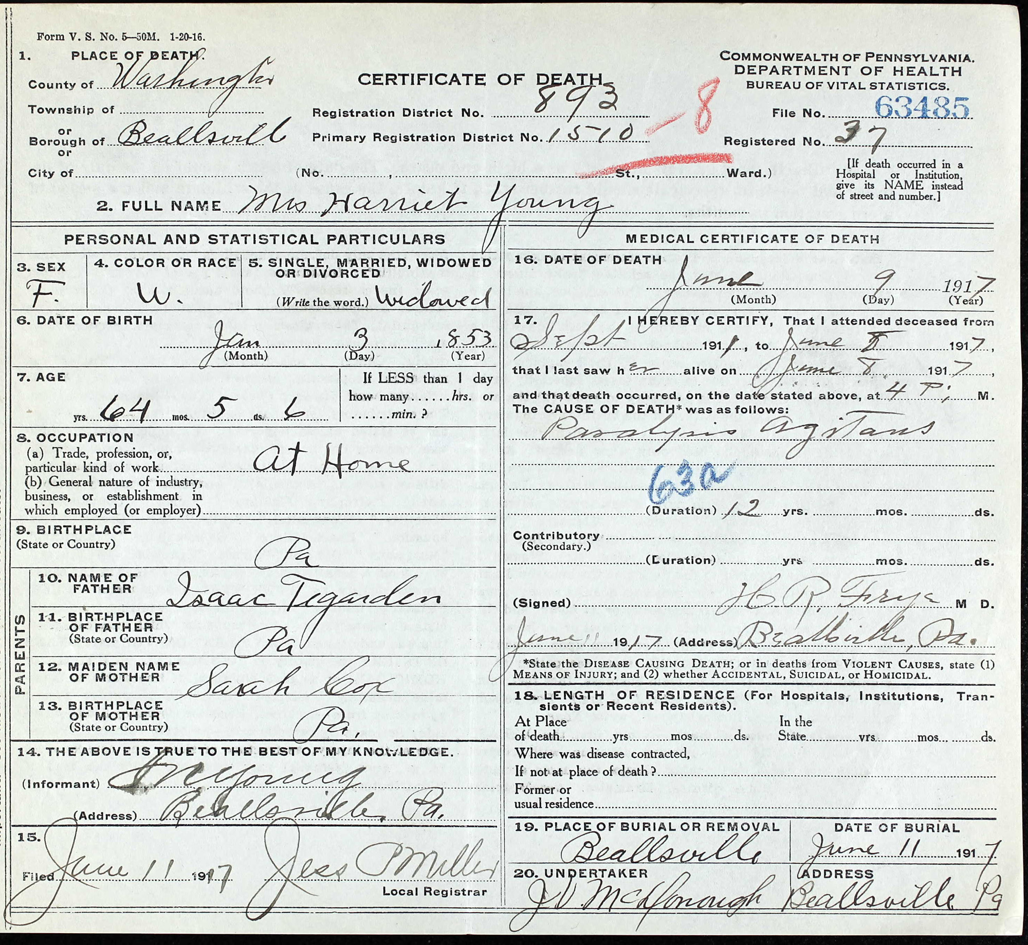 death cert